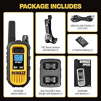 DEWALT DXFRS300 Walkie Talkies — image 8