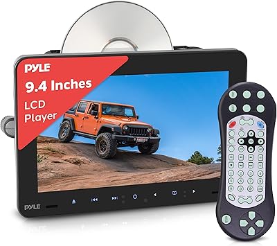 Pyle PLHRDVD904 9.4-Inch Vehicle Headrest Mount CD/DVD Player