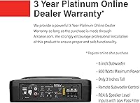 BOSS Audio Systems BASS8 8-Inch Under Seat Powered Car Subwoofer — image 2