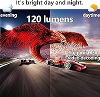 YFDSPSM Mini Projector with Wi-Fi and Bluetooth — image 3