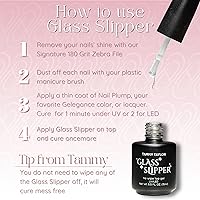 Tammy Taylor Glass Slipper No Wipe Gel Top Coat 0.5oz — image 2