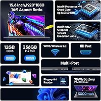 Coolby RiaBook 15.6-inch Laptop, Intel N95, 12GB RAM, 256GB SSD — image 3