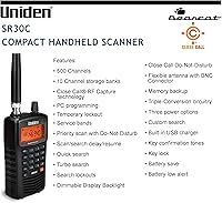 Uniden Bearcat SR30C Handheld Scanner — image 3