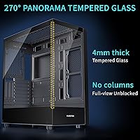 MUSETEX K2 ATX Mid Tower Gaming PC Case — image 2