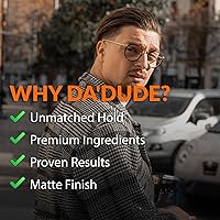Da'Dude Hair Wax for Men – Strong Hold, Matte Finish, 3.38 oz — image 8