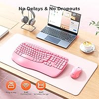 MEETION Director-D-2 Ergonomic Wireless Keyboard and Mouse Combo — image 5