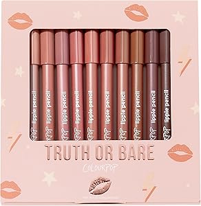ColourPop Lippie Lip Pencil Vault - Truth or Bare Review