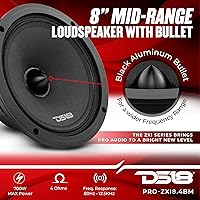 DS18 PRO-ZXI8.4BM 8-Inch Car Audio Mid-Range Speaker — image 2