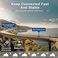 Fodsports FX6S Motorcycle Helmet Bluetooth Intercom — image 2