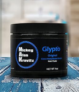 Glypto Blue Extra Hold Sculpting Hair Paste