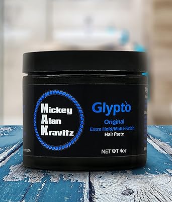 Glypto Blue Extra Hold Sculpting Hair Paste
