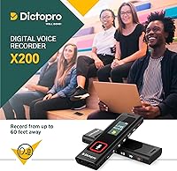 Dictopro X200 Voice Activated Digital Recorder 32GB — image 6