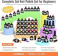 VANREESA 60 Pcs Gel Nail Polish Set — image 8