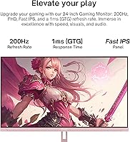 Pixio PX248 Wave Pink 24-inch 200Hz Gaming Monitor — image 2