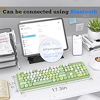 UBOTIE Dual Mode Colorful Wireless Keyboard — image 6