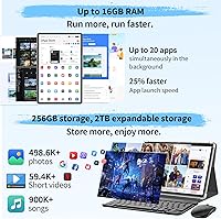 JJGJ T618 Android 15 Tablet, 16GB RAM, 256GB Storage — image 3