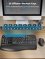 SABLUTE KC15 Wireless Keyboard and Mouse Combo — image 8