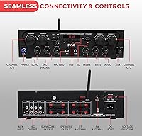 Pyle PTA42BT Wireless Karaoke Bluetooth Stereo Receiver — image 3