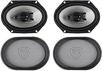 Rockville RV68.3A 6x8″ 3-Way Car Speakers — image 2