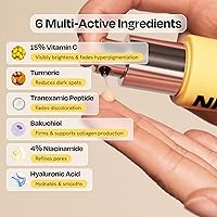Gleamin Superactive Vitamin C Serum 15% with Niacinamide, Bakuchiol & Hyaluronic Acid 1oz — image 5