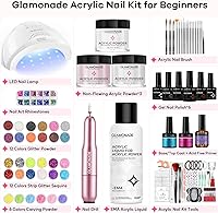 Glamonade Acrylic Nail Kit with 48W Nail Lamp and Drill — image 3