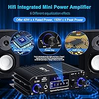 DideaECO S-288 Bluetooth 5.0 HiFi Audio Amplifier — image 2