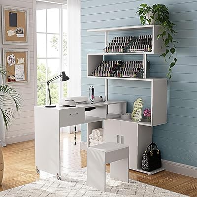 Kikihouse Manicure Table with Dust Collector