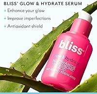 Bliss Glow & Hydrate Serum - Niacinamide + Hyaluronic Acid, 1 Fl Oz — image 3