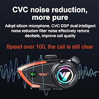 Khptop Y80 Bluetooth Motorcycle Helmet Intercom Headset — image 4