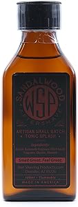 Wet Shaving Products Aftershave Tonic Splash Sandalwood 100mL Review