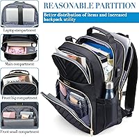 Kuosdaz Travel Laptop Backpack, 15.6 Inch — image 2