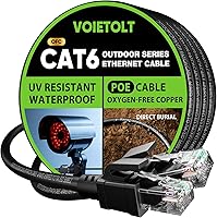 VOIETOLT Cat 6 Outdoor Ethernet Cable 100FT — image 1