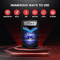 Pyle PPHP1042B Portable Bluetooth PA Speaker System — image 3