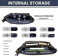 LEATHER VILLAGE Vintage Leather Messenger Bag 15.5″ — image 2