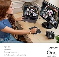 Wacom One Bluetooth Drawing Tablet, Small — image 3