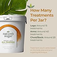 Nature's Sugar Wax Sugaring Paste for Legs, Back, Arms, Chest (1 All Purpose, 1 Firm) — image 5