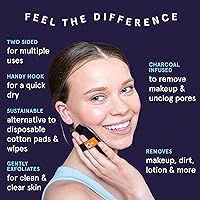 CleanLogic Charcoal Exfoliating Facial Pads, 9 Count — image 2