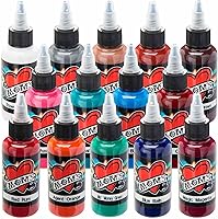 Millennium Mom's Tattoo Ink 14 Bottle Primary Color Kit 2-1/2 oz — image 1