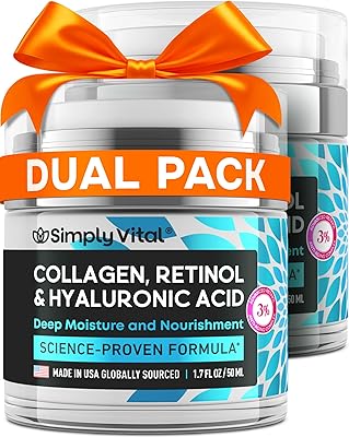 SimplyVital Collagen Face Moisturizer 1.7oz 2-Pack