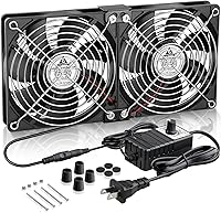 GDSTIME Big Airflow Dual 120mm Fans with Speed Controller — image 7