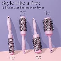 Lily England Round Blow Dry Brush Set (Pink) — image 4