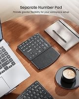 ProtoArc EK04 Wireless Ergonomic Keyboard with Separate Numeric Keypad — image 6