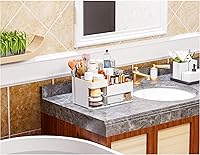 Cq Acrylic White Makeup Organizer with Drawers — image 7