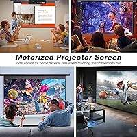 FRAYSCENT 120 Inch Motorized Projector Screen 4:3 — image 6