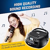 KLIM Boombox CD Player & Cassette Tape Player — image 8