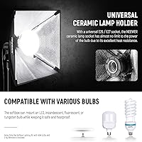 NEEWER 2 Pack 24″x24″ Softbox Lighting Kit NK103 — image 7