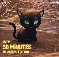Eek The Cat Talking Animated Black Cat with Projector & Speaker — image 8