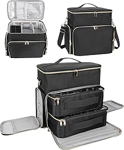 Nail Polish Organizer Case, Large Capacity for 64 Bottles Review