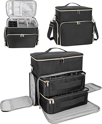 Nail Polish Organizer Case, Large Capacity for 64 Bottles