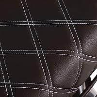 BarberPub Heavy Duty Vintage Barber Chair 3825 - Brown — image 7